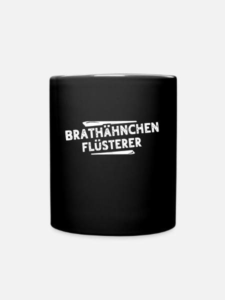 Brathähnchen - Tasse einfarbig - Schwarz