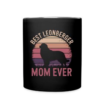 Leonberger disant drôle Leonberger cadeau - Mug uni - noir - Devant