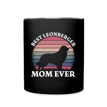 Leonberger disant drôle Leonberger cadeau - Mug uni - noir - Devant