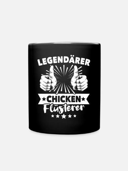 Chicken Legende - Tasse einfarbig - Schwarz