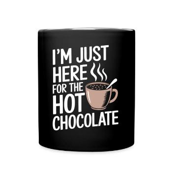 Cacao Dicton Chocolat Chaud Fun Cacao Cadeau - Mug uni - noir - Devant