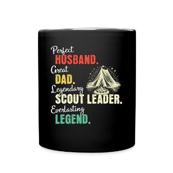 Scout Guide Papa - Full Colour Mug - black - Front