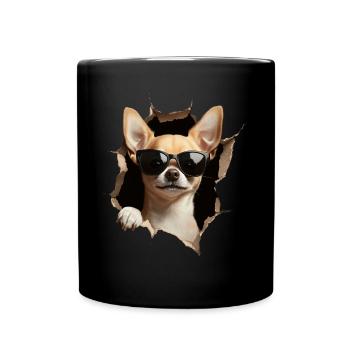 Drôle de chien propriétaire Chien mignon Chihuahua - Mug uni - noir - Devant