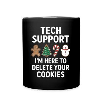Cookies Saying Funny Christmas Cookies Gift - Full Colour Mug - black - Front