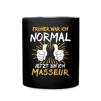 Masseur Saying - Full Colour Mug - black - Front