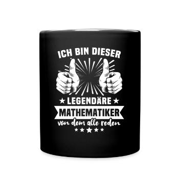 Mathematician Legend - Full Colour Mug - black - Front