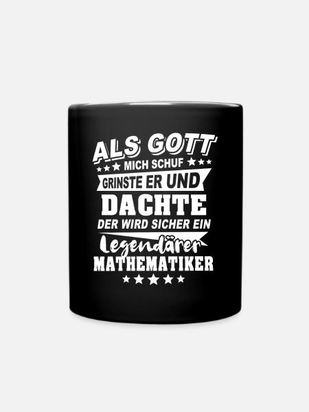Mathematiker - Tasse einfarbig - Schwarz