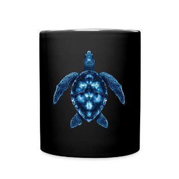 Amoureux des tortues de mer Motif safari animalier - Mug uni - noir - Devant