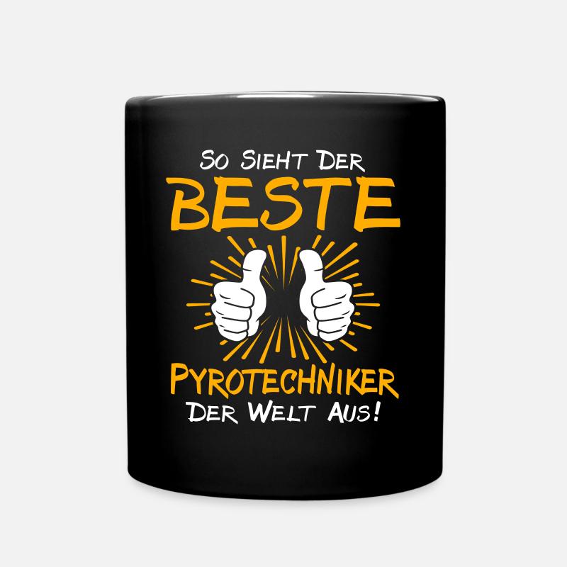 Pyrotechniker Geschenkidee - Tasse einfarbig - Schwarz