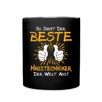 Idée cadeau de technicien de maison - Mug uni - noir - Devant
