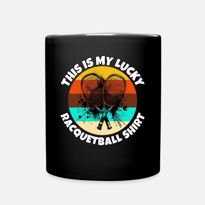 Racquetball - Full Colour Mug - black