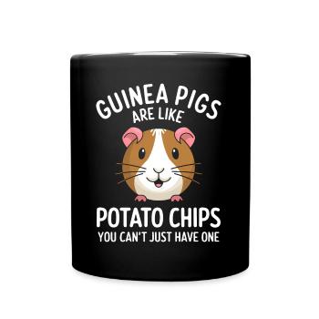 Guinea Pig Saying, Guinea Pig Gift - Full Colour Mug - black - Front