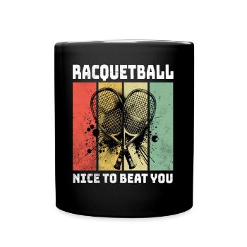 Racquetball Sayings - Full Colour Mug - black - Front