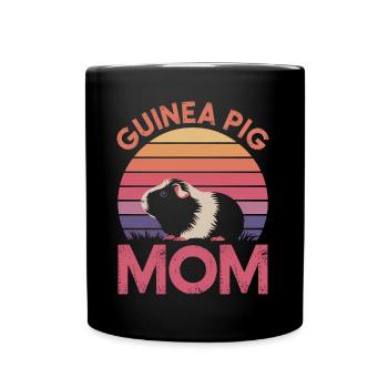 Guinea Pig Saying, Guinea Pig Gift - Full Colour Mug - black - Front