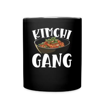 Kimchi – Südkoreanisches Foodie Kimchi Essen - Tasse einfarbig - Schwarz - Vorne
