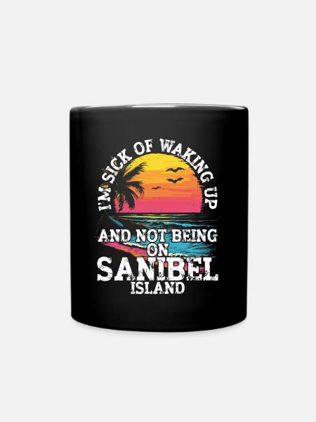 Souvenirs de l’île de Sanibel – Vacances d’été en Floride - Mug uni - noir