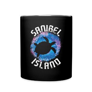 Florida Sommerurlaub – Reisen auf Sanibel Island - Tasse einfarbig - Schwarz - Vorne