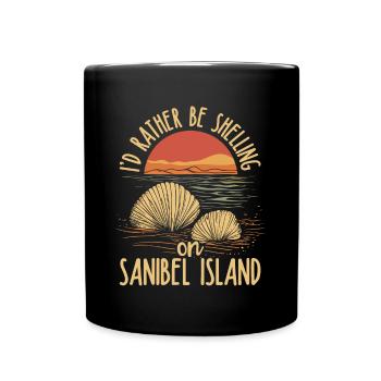 Sanibel Island Urlaub – Sommerferien in Florida - Tasse einfarbig - Schwarz - Vorne
