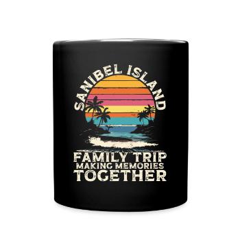 Sanibel Island Drinks – Florida Urlaub & Sanibel - Tasse einfarbig - Schwarz - Vorne
