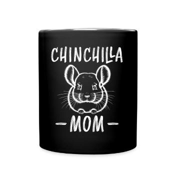 Chinchilla disant maman drôle Chinchilla cadeau - Mug uni - noir - Devant