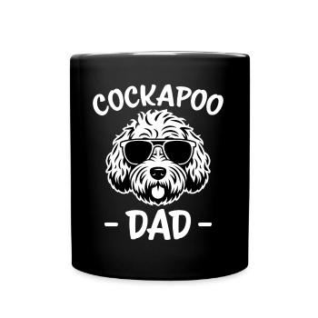 Cockapoo disant papa drôle Cockapoo cadeau - Mug uni - noir - Devant