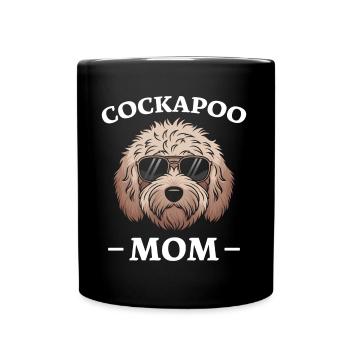 Cockapoo disant maman drôle Cockapoo cadeau - Mug uni - noir - Devant