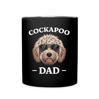Cockapoo disant papa drôle Cockapoo cadeau - Mug uni - noir - Devant