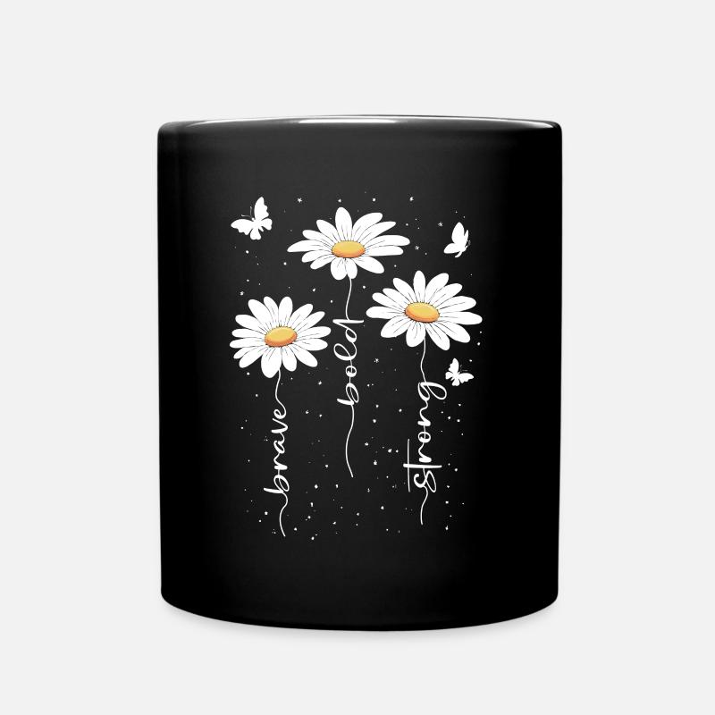 Sommer Blumen Blume Inspiration Motivation Spruch - Tasse einfarbig - Schwarz