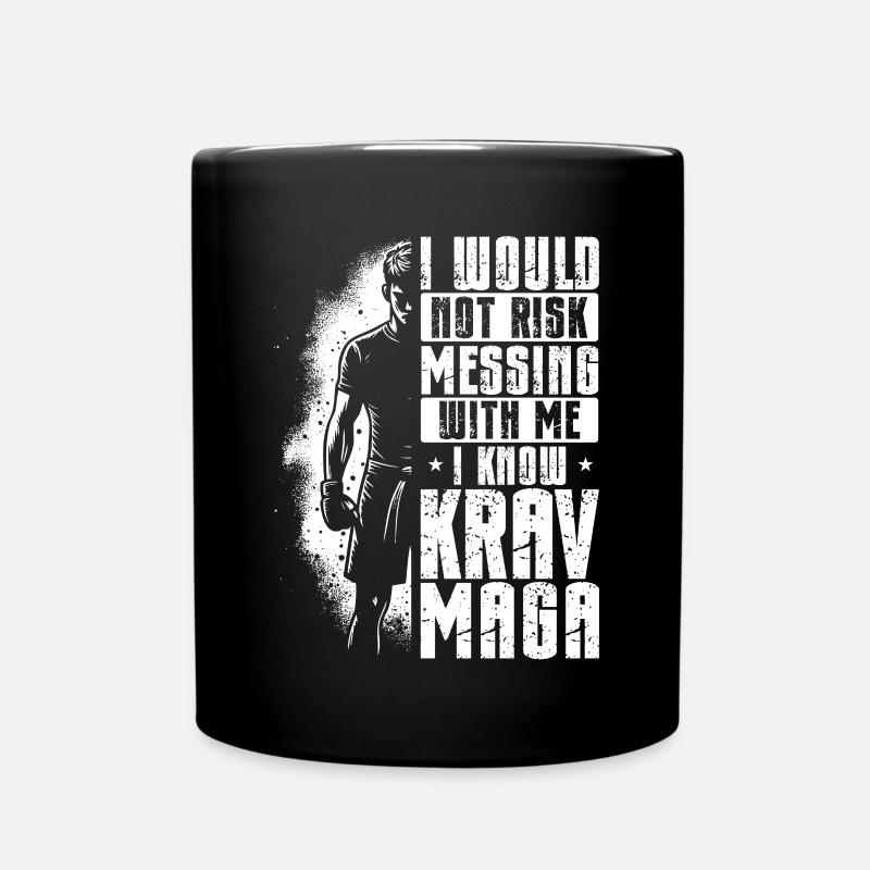 Arts Martiaux Mixtes Combat Krav Maga - Mug uni - noir