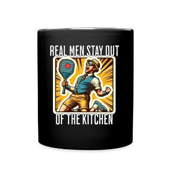 Drôle de dicton de paddleball - Mug uni - noir - Devant