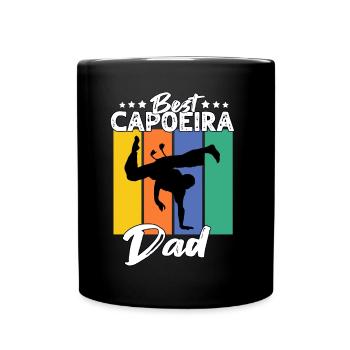 Capoeira Papa - Tasse einfarbig - Schwarz - Vorne