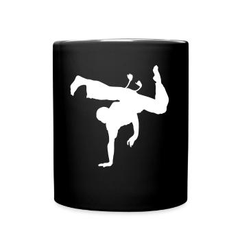 Ligne Capoeira Heart - Mug uni - noir - Devant