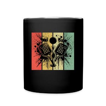 Paddleball Rétro - Mug uni - noir - Devant
