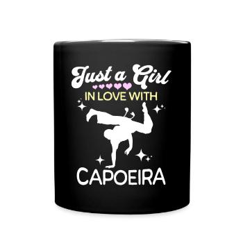 Capoeira Fille - Mug uni - noir - Devant