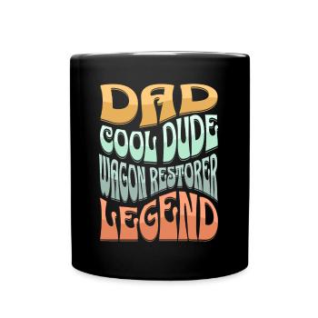 Papa Wagon Restaurateur - Mug uni - noir - Devant