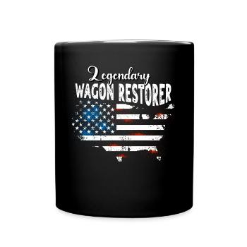 Pesage Restaurateur US - Mug uni - noir - Devant