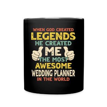 Wedding planner - Full Colour Mug - black - Front