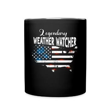 Weather Observers US - Full Colour Mug - black - Front