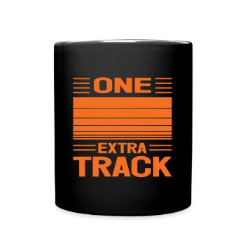 Track And Field Athletes One Extra Track Athletic - Full Colour Mug - black - Front