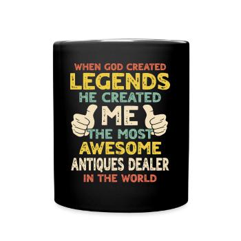 Antique dealer - Full Colour Mug - black - Front
