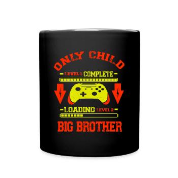 Only Child Level Complete - Laoding Level Big - Tasse einfarbig - Schwarz - Vorne
