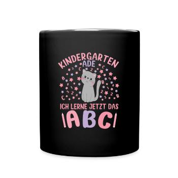 Bye Bye Kindergarten Daycare Graduates 2026 Girls - Full Colour Mug - black - Front