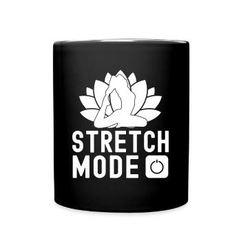 Pilates Enthusiasts Stretch Mode On Pilates - Tasse einfarbig - Schwarz - Vorne