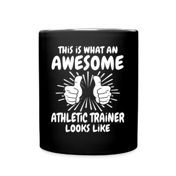 Préparateur sportif - Mug uni - noir - Devant