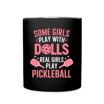 Pickleball Dire Fille Blague Pickleball Cadeau - Mug uni - noir - Devant