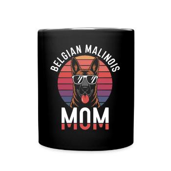 Berger Belge Dicton Malinois Cadeau - Mug uni - noir - Devant