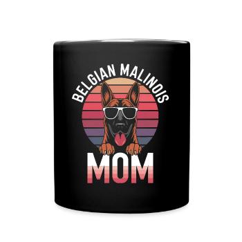 Berger Belge Dicton Malinois Cadeau - Mug uni - noir - Devant