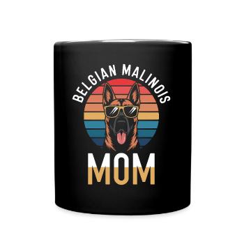Berger Belge Dicton Malinois Cadeau - Mug uni - noir - Devant