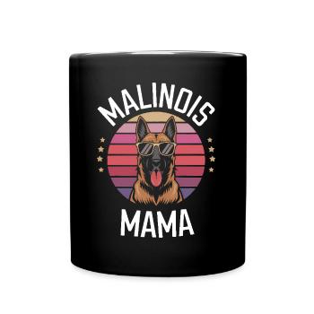 Berger Belge Dicton Malinois Cadeau - Mug uni - noir - Devant