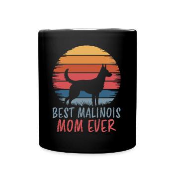 Berger Belge Dicton Malinois Cadeau - Mug uni - noir - Devant